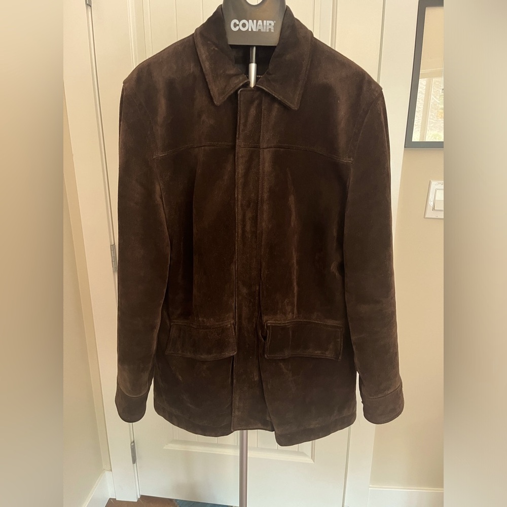 Men’s Vintage BR Lined Suede Car Coat Jacket FINAL PRICE
